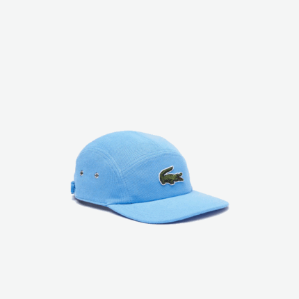 Men Lacoste V0ZN2154 Blue L99 Organic Cotton Girolle Cap