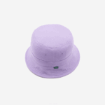Men Lacoste V0ZN2159 Purple GFU Organic Cotton Bucket Hat - Image 3