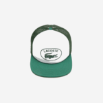 Men Lacoste V0ZN2161 Green White 291 Mesh And Neoprene Cap - Image 2