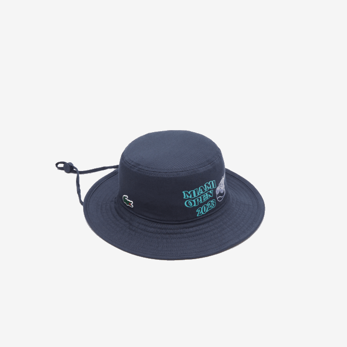 Men Lacoste V0ZN2172 Blue KXE Sport Miami Open Edition Hat - Image 1
