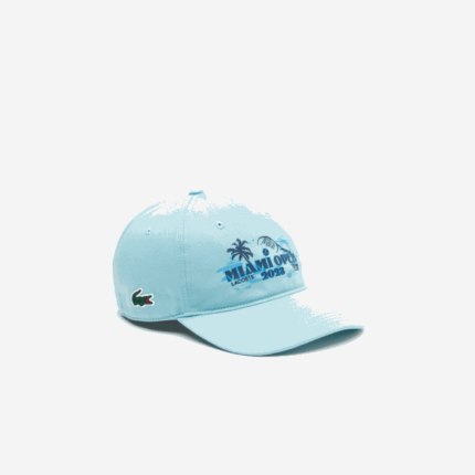Men Lacoste V0ZN2174 Mint BVG Sport Miami Open Edition Twill Cap