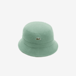 Men Lacoste V0ZN2176 Khaki Green KX5 Organic Cotton Bucket Hat