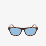 Men Lacoste V0ZN2184 Matte Havana 230 Scale-Style Rectangle Acetate L.12.12 Sunglasses - Image 3