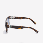 Men Lacoste V0ZN2184 Matte Havana 230 Scale-Style Rectangle Acetate L.12.12 Sunglasses - Image 5
