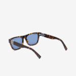 Men Lacoste V0ZN2184 Matte Havana 230 Scale-Style Rectangle Acetate L.12.12 Sunglasses - Image 6
