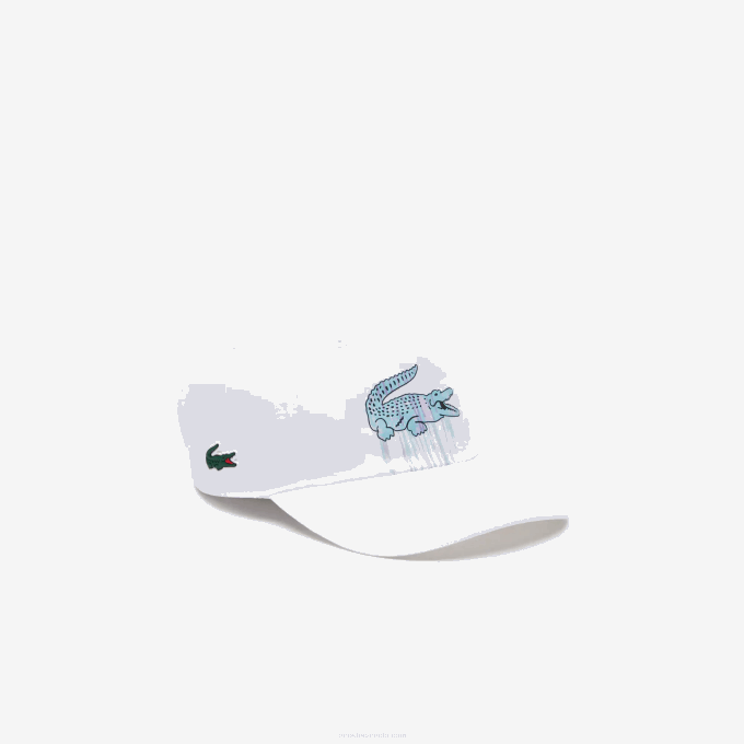 Men Lacoste V0ZN2186 White 001 Sport Miami Open Edition Cap - Image 1