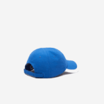 Men Lacoste V0ZN2188 Blue White AR6 SPORT Contrast Border Lightweight Cap - Image 2