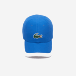 Men Lacoste V0ZN2188 Blue White AR6 SPORT Contrast Border Lightweight Cap - Image 3
