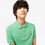 Men Lacoste V0ZN218 Green TTF Original L.12.12 Slim Fit Polo - Image 2