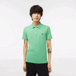 Men Lacoste V0ZN218 Green TTF Original L.12.12 Slim Fit Polo
