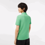 Men Lacoste V0ZN218 Green TTF Original L.12.12 Slim Fit Polo - Image 3