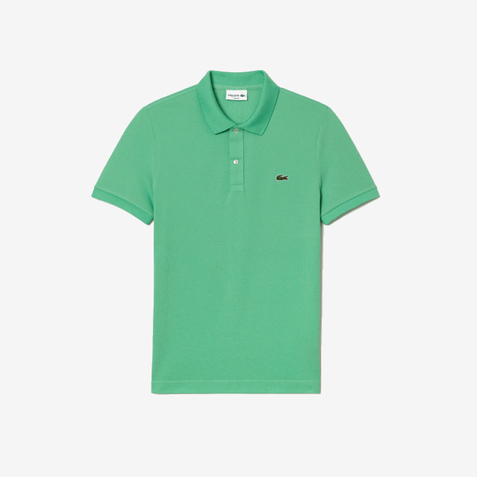 Men Lacoste V0ZN218 Green TTF Original L.12.12 Slim Fit Polo - Image 4
