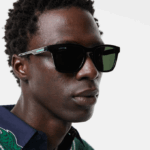 Men Lacoste V0ZN2190 Matt Black 001 Sunglasses