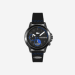 Men Lacoste V0ZN2199 Black 000 Endurance Multifunctional Black Silicone Watch - Image 2