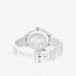 Men Lacoste V0ZN2203 White 000 12.12 White Silicone Strap Watch - Image 3