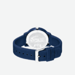 Men Lacoste V0ZN2204 Blue 000 12.12 Blue Silicone Strap Watch - Image 3
