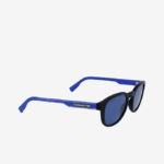 Men Lacoste V0ZN2205 Black/Blue 002 Sunglasses - Image 4