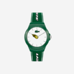 Men Lacoste V0ZN2206 Green 000 Neocroc Green Silicone Strap Watch - Image 2
