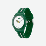 Men Lacoste V0ZN2206 Green 000 Neocroc Green Silicone Strap Watch - Image 3