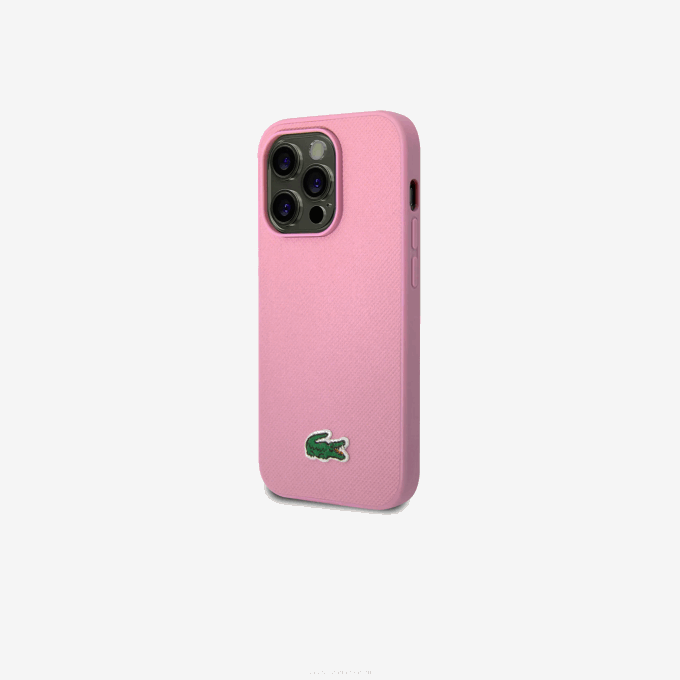 Men Lacoste V0ZN2215 Parme M33 Petit Pique Effect iPhone 14 Pro Max Case - Image 2