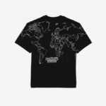 Men Lacoste V0ZN223 Black 031 Relaxed Fit Organic Cotton Jersey T-Shirt - Image 2