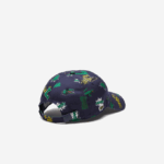 Men Lacoste V0ZN2249 Navy Blue 166 Crocodile Print Cap - Image 2