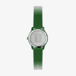 Men Lacoste V0ZN2256 Green 000 Green Silicone Strap 12.12 Watch - Image 3