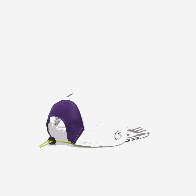 Men Lacoste V0ZN2258 White Purple Black 6P1 SPORT Lightweight Cap - Image 2