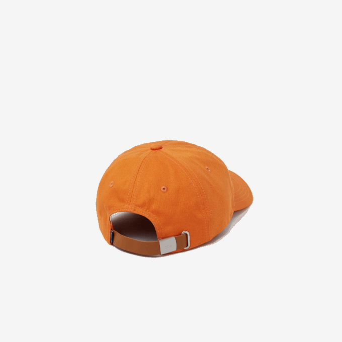 Men Lacoste V0ZN2261 Orange TV1 Contrast Strap And Oversized Crocodile Cotton Cap - Image 2