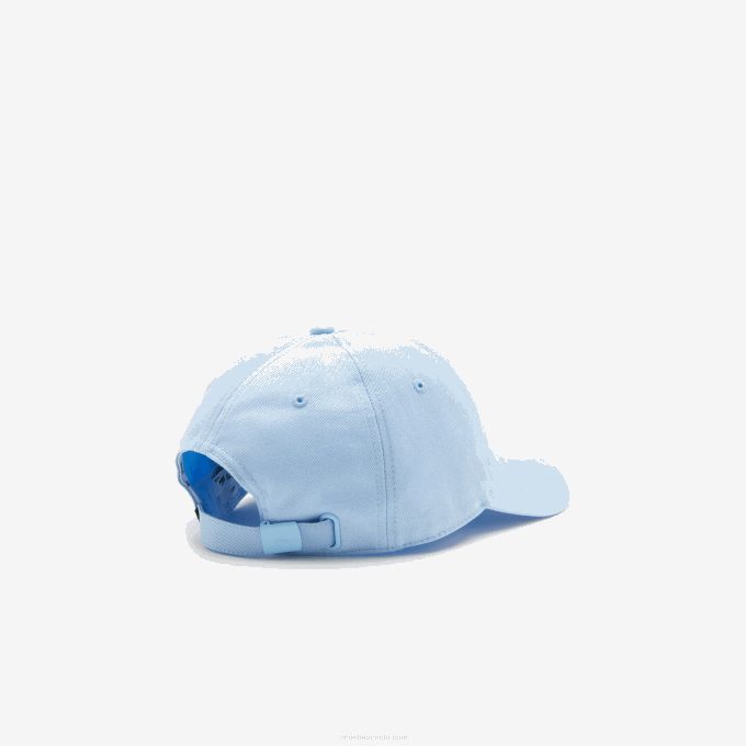 Men Lacoste V0ZN2266 Blue HBP Adjustable Organic Cotton Twill Cap - Image 2