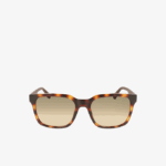 Men Lacoste V0ZN2282 Dark Havana 230 Rectangle Active Line Sunglasses