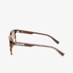 Men Lacoste V0ZN2282 Dark Havana 230 Rectangle Active Line Sunglasses - Image 3