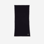 Men Lacoste V0ZN2284 Navy Blue 166 Ribbed Wool Scarf
