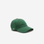 Men Lacoste V0ZN2286 Green 132 Organic Cotton Twill Cap - Image 2