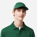 Men Lacoste V0ZN2286 Green 132 Organic Cotton Twill Cap