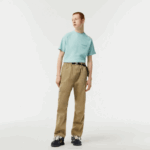 Men Lacoste V0ZN22 Beige CB8 Relaxed Fit Water-Repellent Track Pants