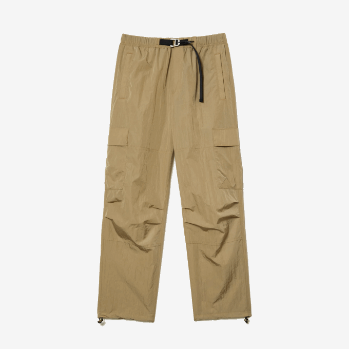 Men Lacoste V0ZN22 Beige CB8 Relaxed Fit Water-Repellent Track Pants - Image 4