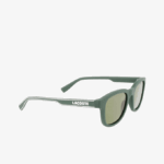Men Lacoste V0ZN2306 Matte Green 301 Rectangle Active Line Sunglasses - Image 6