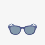 Men Lacoste V0ZN2307 Matte Blue 401 Rectangle Active Line Sunglasses