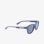 Men Lacoste V0ZN2307 Matte Blue 401 Rectangle Active Line Sunglasses - Image 5