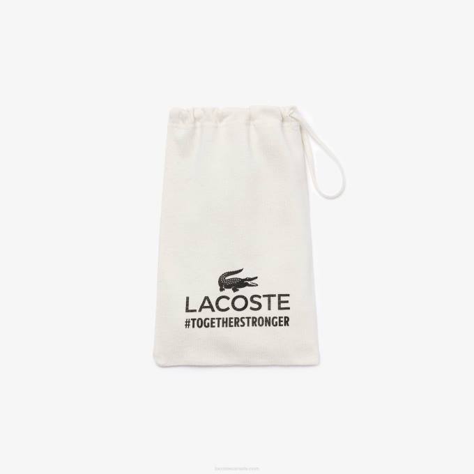Men Lacoste V0ZN2323 Light Blue T01 L.12.12 Cotton Pique' Face Protection Mask - Image 2
