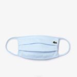 Men Lacoste V0ZN2323 Light Blue T01 L.12.12 Cotton Pique' Face Protection Mask