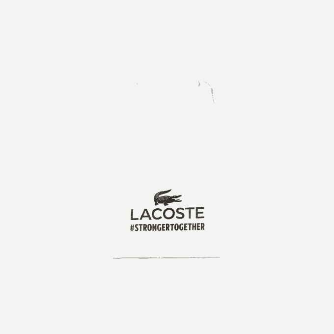 Men Lacoste V0ZN2324 Light Pink T03 L.12.12 Cotton Pique' Face Protection Mask - Image 3