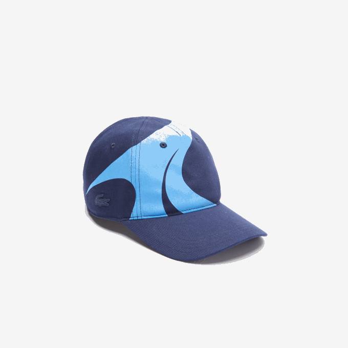 Men Lacoste V0ZN2326 Navy Blue F65 SPORT x Theo Curin Organic Cotton Cap - Image 2