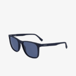 Men Lacoste V0ZN2328 Blue 424 Square Shape Sunglasses - Image 2