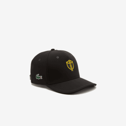 Men Lacoste V0ZN2334 Black 031 Presidents Cup SPORT Stretch Taffeta Cap