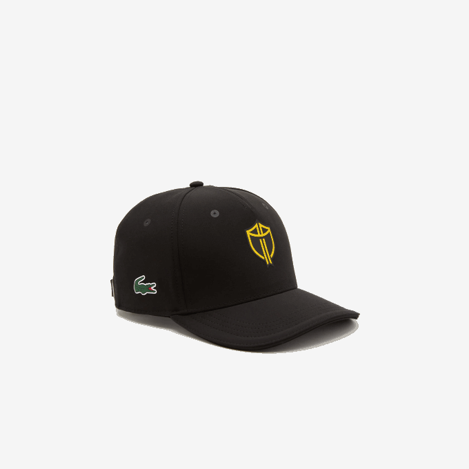 Men Lacoste V0ZN2334 Black 031 Presidents Cup SPORT Stretch Taffeta Cap - Image 1