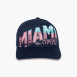Men Lacoste V0ZN2338 Navy Blue 166 Miami Open Miami Graphic Hat