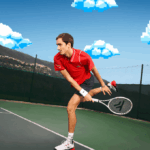 Men Lacoste V0ZN233 Red S5H Tennis x Daniil Medvedev Polo - Image 3