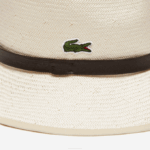 Men Lacoste V0ZN2340 Beige 8LX SPORT Miami Open Woven Tennis Hat With Cord - Image 3